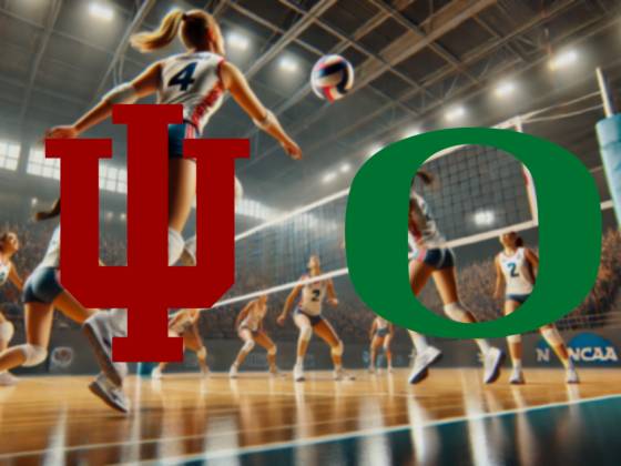 Indiana Hoosiers at Oregon Ducks Women's Volleyball
